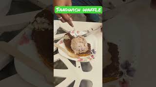 Sandwich waffle with ice cream #waffle #icecream #foodblogger #foodies #food #foodie #foodlover