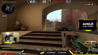 s1mple gets knifed on his own stream