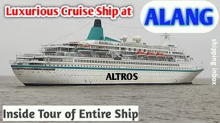 Cruise Ship Albatros at Alang | Inside Tour of Ship | #alang | #shipbreaking #shippinginbox