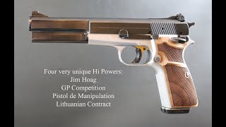 FN / Browning Hi Power Hoag / GP Competition / Lithuanian Contract / Pistol de Manipulation