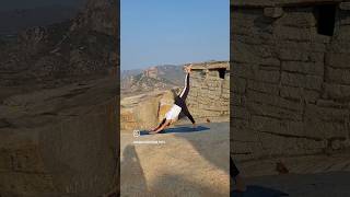 Yoga is not a work-out, it is a work-in#yoga #yogalife #hamsayogafoundation#health #gudibande#hills