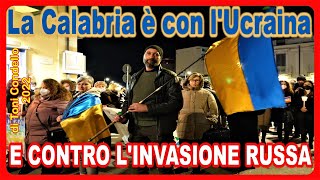 Calabria, Fiaccolata PRO Ucraina CONTRO invasione Russa – by Toni Condello