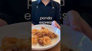 😍 Honey walnut shrimp #pandaexpress #shrimp #friedshrimp #cooking #easyrecipe #shorts