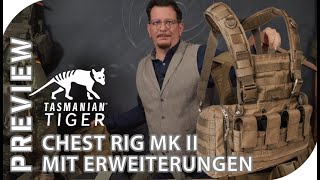 Preview Tasmanian Tiger Chest Rig MKII - mit Assault Pack 12 und Trooper Back Plate als Erweiterung