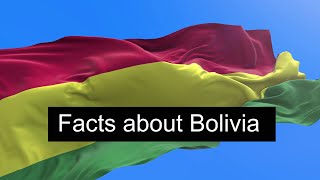 Interesting Facts about Bolivia #facts #bolivia