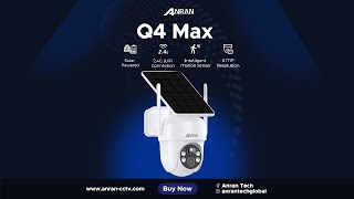 Revue complète de la caméra solaire ANRAN Q4 Max !