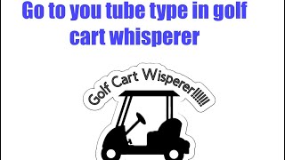 Golf cart troubleshooting #golfcart #golfcartlife #ezgotxt #golfcartbattery #clubcart #clubhouse