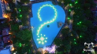 Откриване на "Пещите фонтани" ,Пловдив заснемане с дрон, студио скайвю / "Singing Fountains" Plovdiv