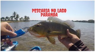 pescaria no lago Paranoá, a diversão é certa no lago em Brasília, muito Tucunaré reproduzindo