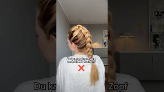 ✨Teil 2: Fake Holländischer Zopf #frisurenideen #flechten #flechtfrisur #haare #dirndl