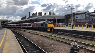 ROG class 37s nos. 37601 & 37611 Old Dalby to Worksop Down Yard Class 710 drag