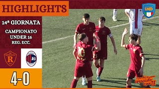 Romulea - Academy Ladispoli | GOAL e HIGHLIGHTS XIV giornata Under 16 Reg. Ecc.