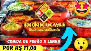 ALMOÇO de DOMINGO no RODÍZIO DO VALE| Comendo muito por R$17,00