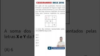 #shorts  #ibge  #cesgranrio #cnu #testeqi  #concursos #raciocinio  #desafio