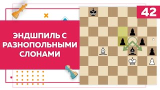 Эндшпиль с разнопольными слонами в шахматах | Chess Up! School #42