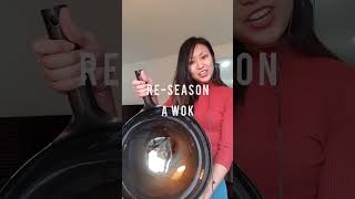 How to season a Wok #shorts #asianrecipes #wok #sharemyroots