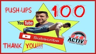 100 Push-ups for 100 Subs