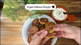 Vegan Salmon Burger