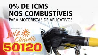 0% de ICMS nos combustíveis para motoristas de aplicativos?!?