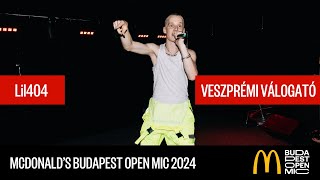 McDonald's Budapest Open Mic válogató – Veszprém // Lil 404: Giliszta Freestyle