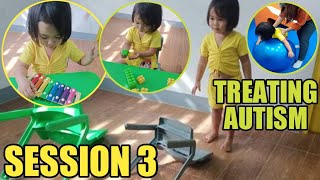 THERAPY FOR CHILDREN WITH AUTISM SESSION 3 | GOOD JOB ACEL!