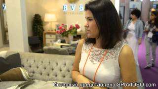 SPb VIDEO interview with Anna Tulubynskaya member of exhibition DesignDecor2014