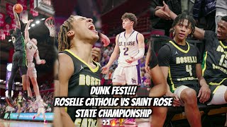 GAME OF THE YEAR?!! Roselle Catholic vs St Rose WAS A MOVIE! State Championship Game 👀