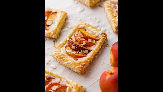 Puff Pastry Peach Danish