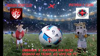 Chamada do jogo.Uberaba 2 x1 Ipatinga ao vivo na TV. Gols link abaixo.