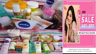 🌺Nykaa Sale Haul🌺 Affordable skincare, hair care, make-up products🌺staring from RS 50 only 😍😍😍