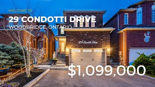 29 Condotti Drive, Woodbridge | Cinematic Real Estate Video Tour | SkySight.ca