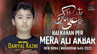 HAI KAHAN PER MERA ALI AKBAR | DANIYAL ALI KAZMI | New Exclusive 1st  Noha | Muharram 1445/2023 |