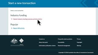 Industry funding - this is how you submit your business activity metrics to ASIC