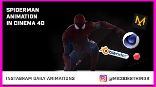 SpiderMan VFX ANIMATION - Cinema 4D