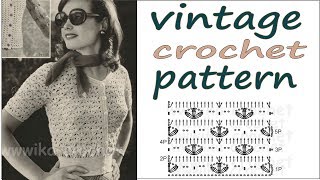 How to crochet a vintage pattern WIKA Crochet LIVE