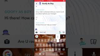 Goofy As Boy is racist #snapchat