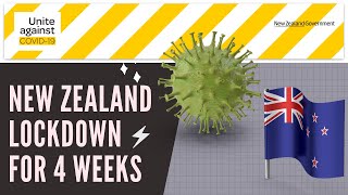 NZ Coronavirus News : New Zealand lockdown for 4 weeks