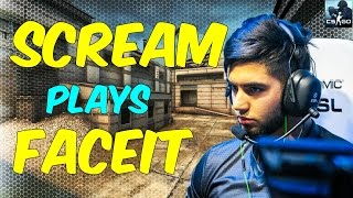 ScreaM plays Faceit on Cache | NBK, Calyx, chrisJ, woxic | 2017.03.31.