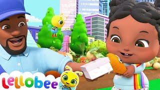 Ella Ella Yes Mailman | CoComelon/Lellobee City Farm, Sing Along Songs for Kids