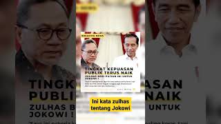 Ini kata zulhas tentang Jokowi #shorts #trending