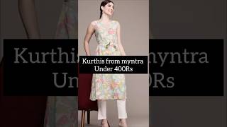 kurtis under 400 #kurti #shorts #shortsfeed  #myntra  #subscribe #haul #haulvideo #onlineshopping