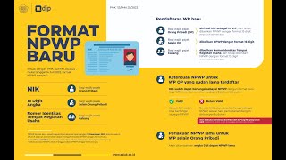 NPWP FORMAT BARU #npwp #npwponline #NPWPFORMATBARU #rudikonsultan #nik