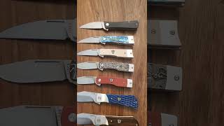 The Current Status of my Finch Knife Collection #finchknives #ofatheredc #knife #pocketcarry #blade