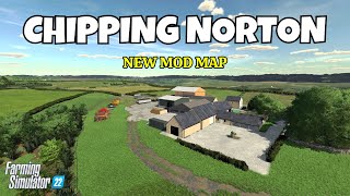 "CHIPPING NORTON" FS22 Map Tour/Review | New Mod Map | Farming Simulator 22 | PS5