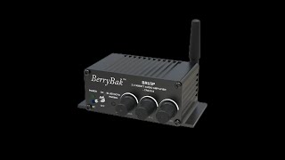 Stereo 50W TPA3116 Bluetooth Amplifier BRU3P Connection Demonstration | Treble Bass Control