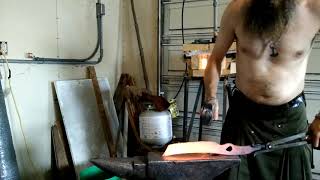 Forging a Cyberblade for Cyberpunk Day Part 2