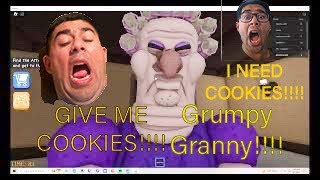 Grumpy Granny GIVE ME COOKIES!!!! | ESCAPES GRUMPY GRANNY IN ROBLOX (OBBY)