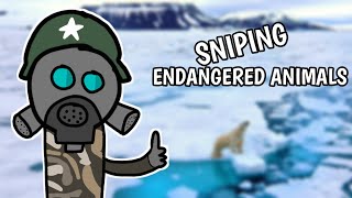 SNIPING ENDANGERED ANIMALS