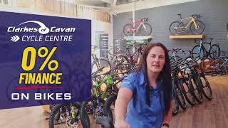 0% Finance on Bikes in the Cycle Centre