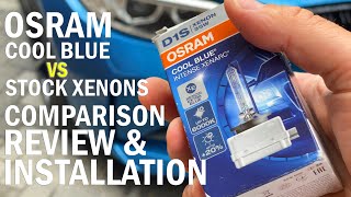 OSRAM COOL BLUE INTENSE XENON VS STOCK. They do make a difference! Installation, comparison! 4K